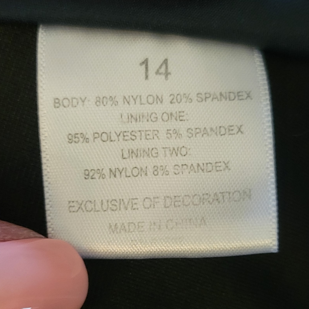 d&Co Beach Swim Dress Sz 14 - Picture 6 of 9